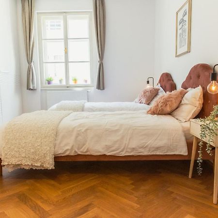 Top Location City Centre Condo In Historic Building With Free Garage Parking 류블랴나 외부 사진
