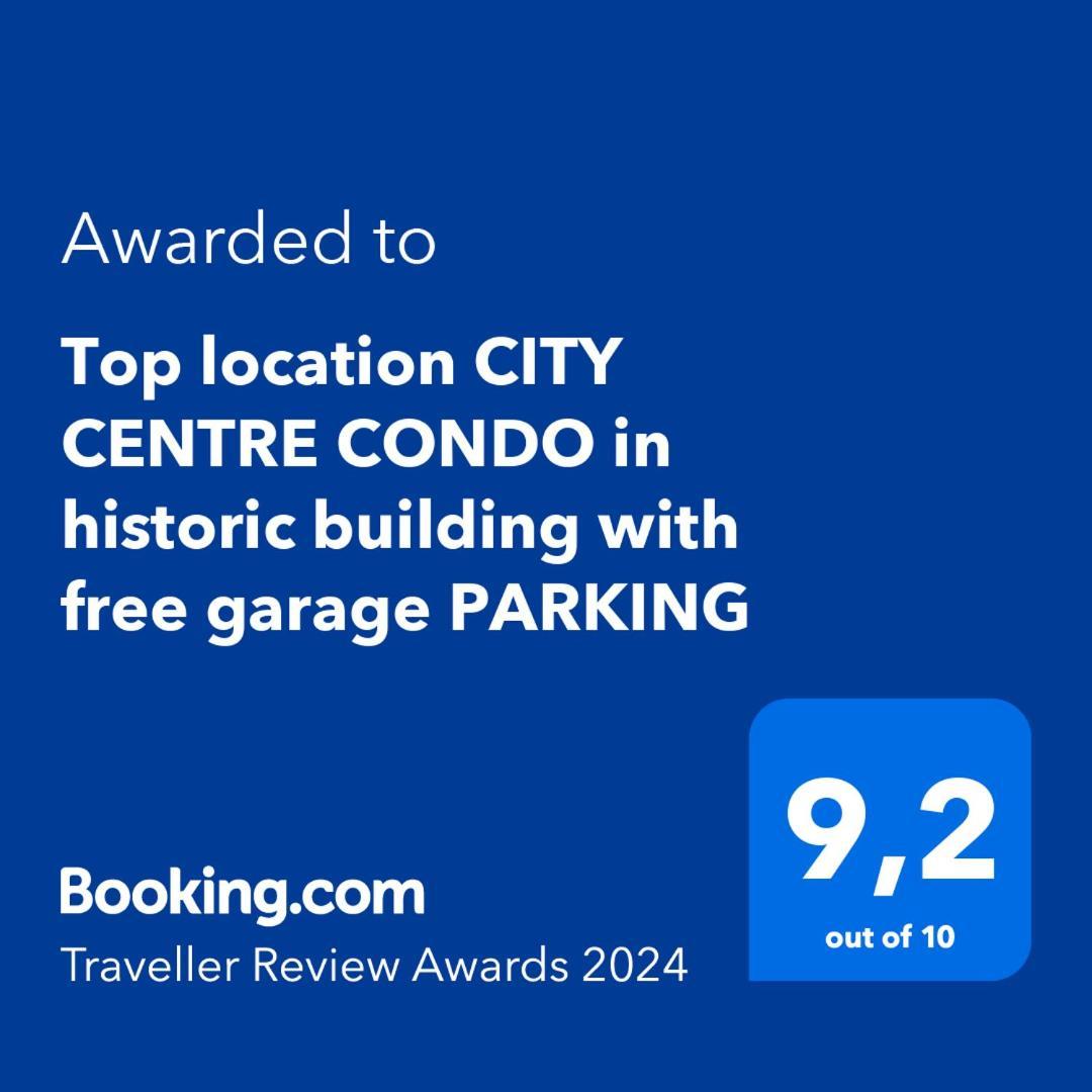 Top Location City Centre Condo In Historic Building With Free Garage Parking 류블랴나 외부 사진
